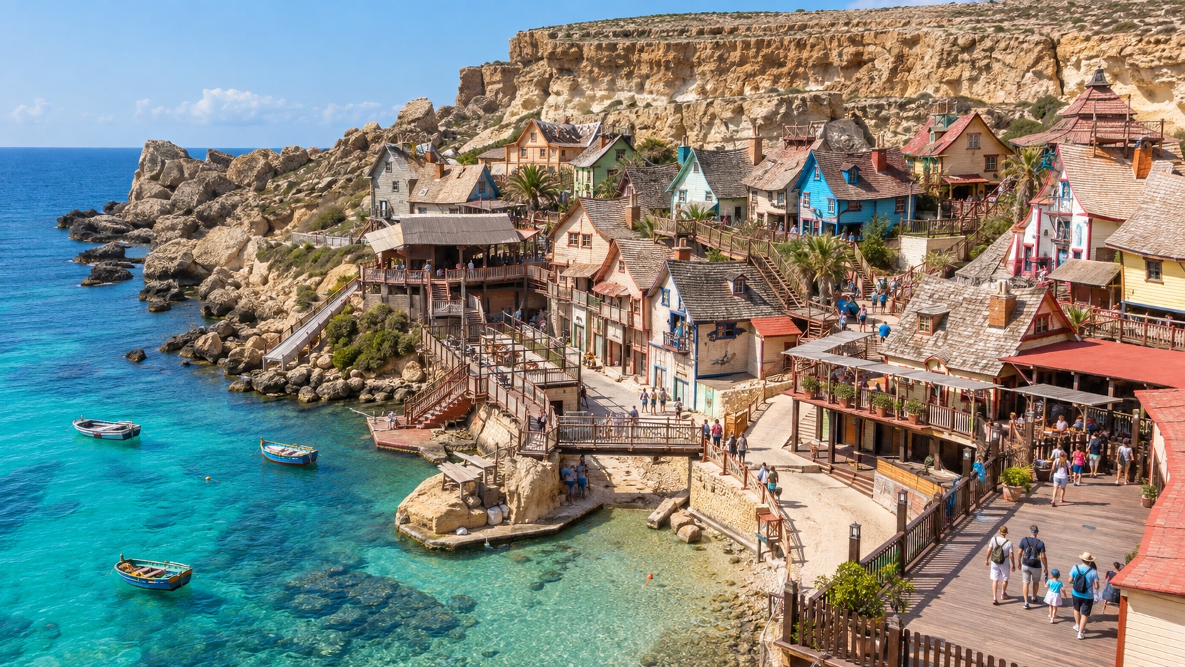Popeye Village family visit